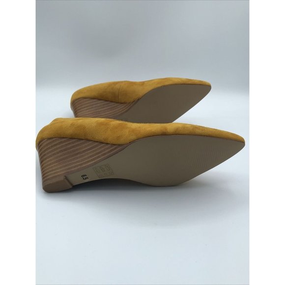Sole Society Baked Yellow Wedge Heel Size 6M - Picture 12 of 12